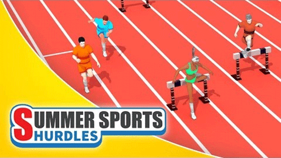 Summer Sports: Hurdles Banner
